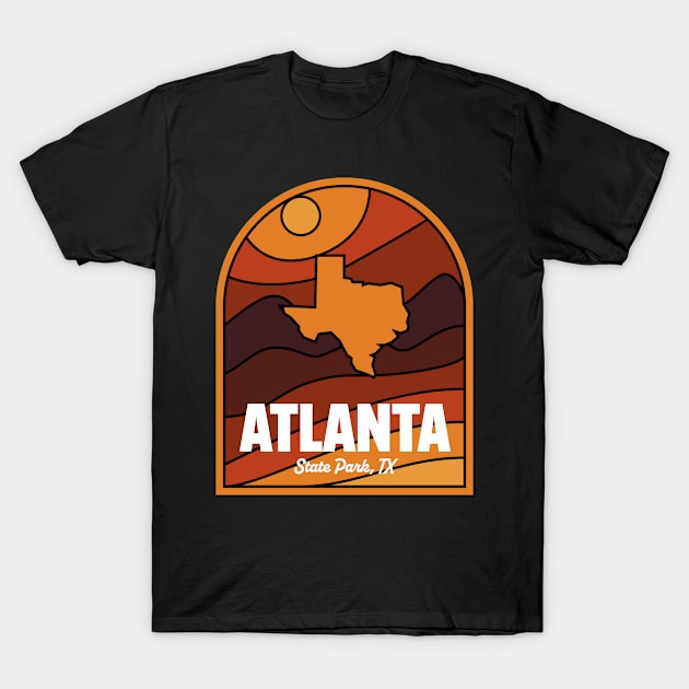 Atlanta State Park Texas T-Shirt by HalpinDesign